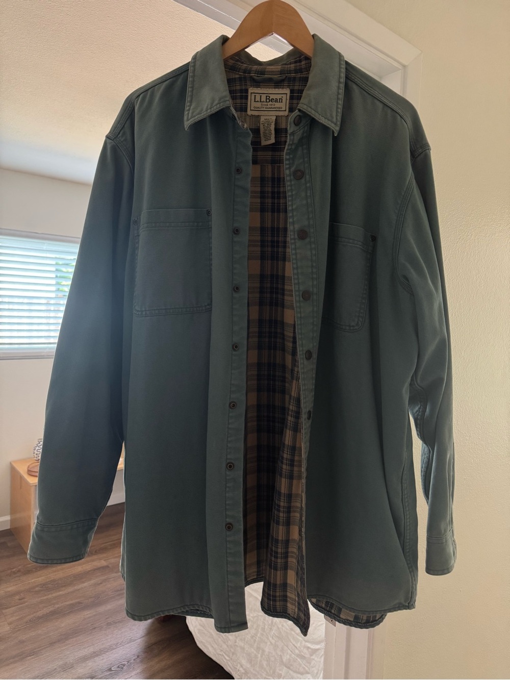 L.L. Bean Canvas Barn Shacket